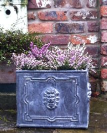 Square Regency Lion Planter