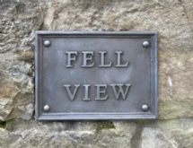 Small Rectangle House Sign