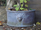 D Shape Lion Planter